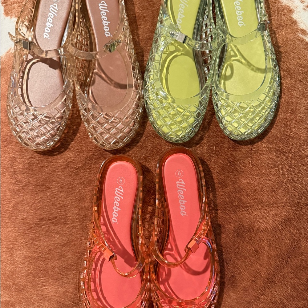 Jelly Mary Jane Flats - Picture 4 of 4